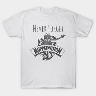 Never Forget Muppet Vision 3D T-Shirt